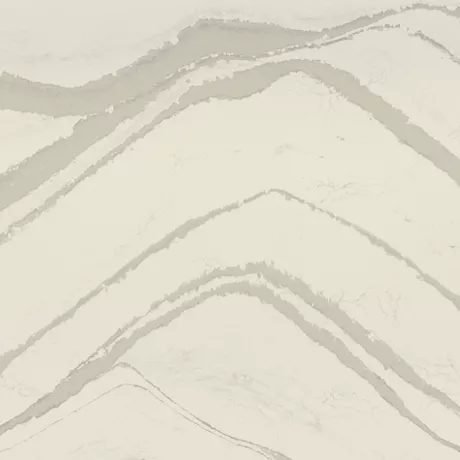 Brittanicca Warm™ quartz by Cambria, a wave colorway