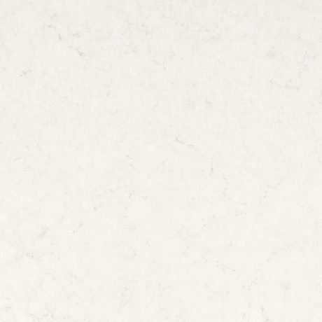 Frosty Carrina quartz by Caesarstone, a warm-white colorway