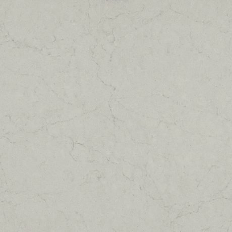 Georgian Bluffs quartz by Caesarstone, a white colorway