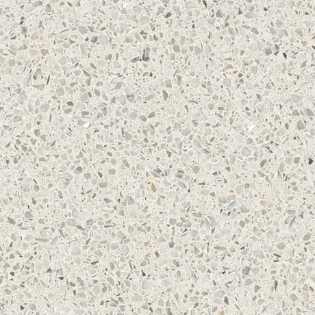Nougat quartz by Caesarstone, a warm-white colorway