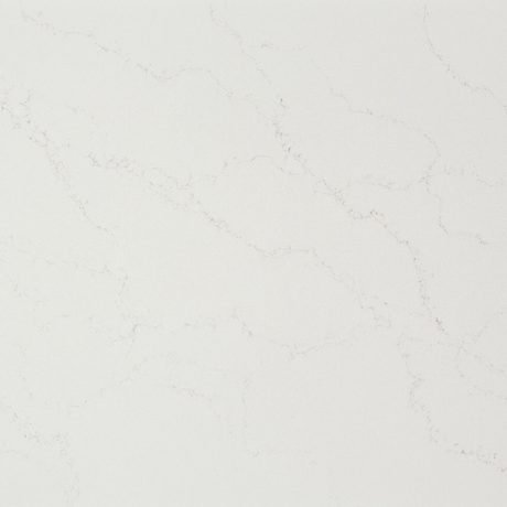 Palm Shade quartz by Caesarstone, a white colorway
