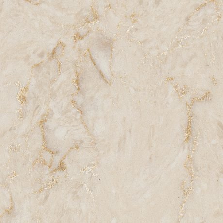 Taj Royale quartz by Caesarstone, a warm-white colorway