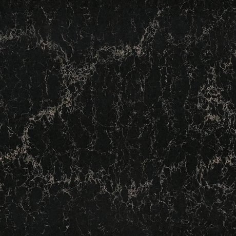 Vanilla Noir quartz by Caesarstone, a dark colorway