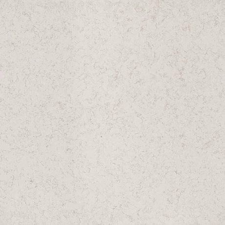 Aspen quartz by Hanstone, a warm-white colorway