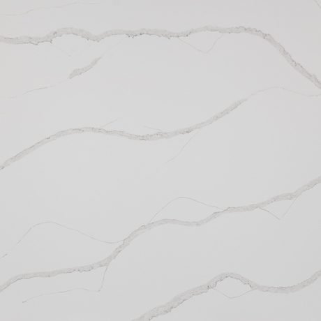 Calacatta Gold quartz by Hanstone, a white colorway