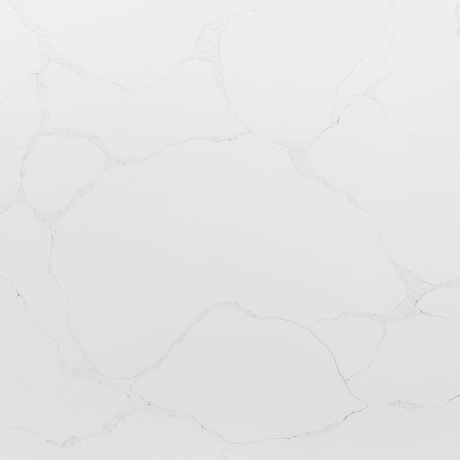 Calacatta Mont quartz by Hanstone, a white colorway
