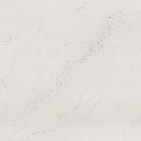 Montauk quartz by Hanstone, a white colorway