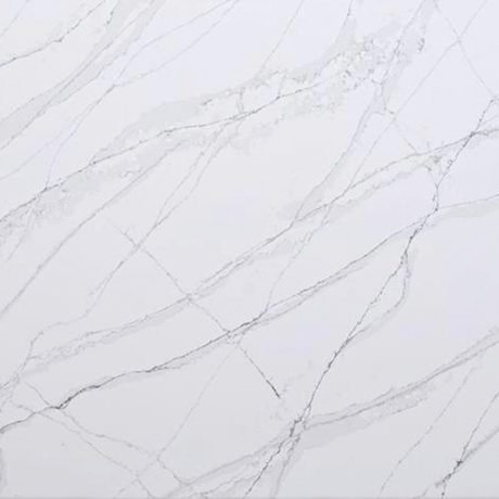 Bellagio quartz by NuStone, a white colorway