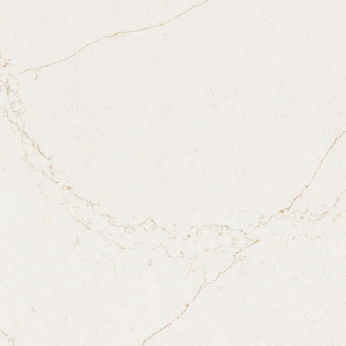 Valor Gold quartz by ONE Quartz, a marble look colourway