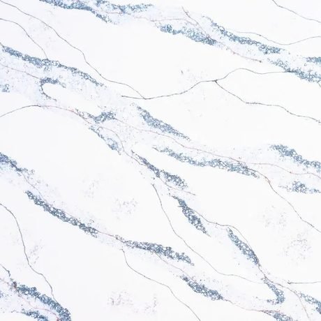 Malana Pattern Bluish quartz by Pental, a white colorway