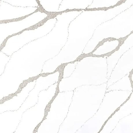 Terra Sky Gold quartz by Pental, a white colorway
