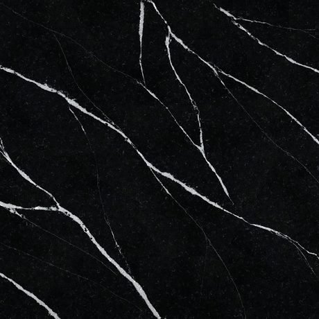 Et Marquina quartz by Silestone, a dark colorway