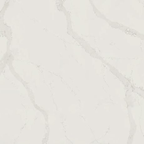 Calacatta Pastino quartz by Wilsonart, a white colorway