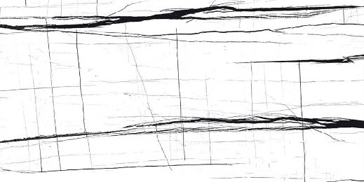 Sahara Noir White Polished tile, 24x24