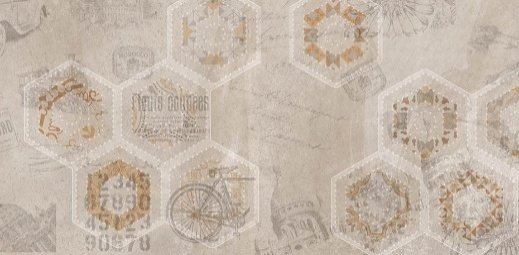 Artprint Decor Ivory Textured Stone tile, 24x48