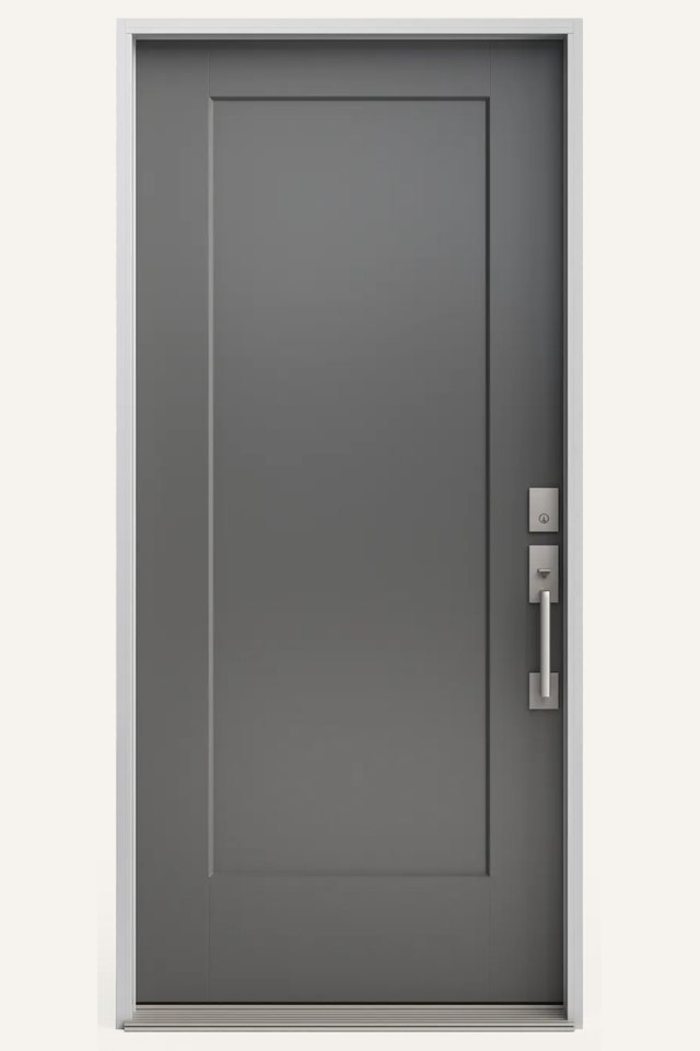 straight on image of a Lincoln park door