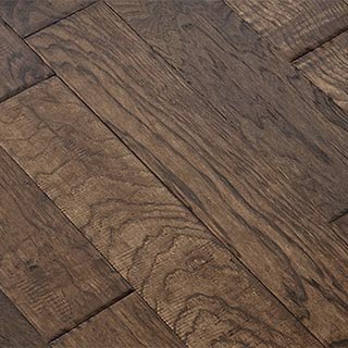 Roosevelt Hickory Wood Flooring | Legacy flooring by Regal Hardwoods, shown in the maker&rsquo;s own photograph