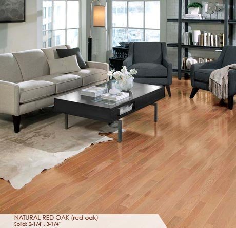 Natural Red Oak (Homestyle Collection) flooring by Somerset, shown in the maker&rsquo;s own photograph