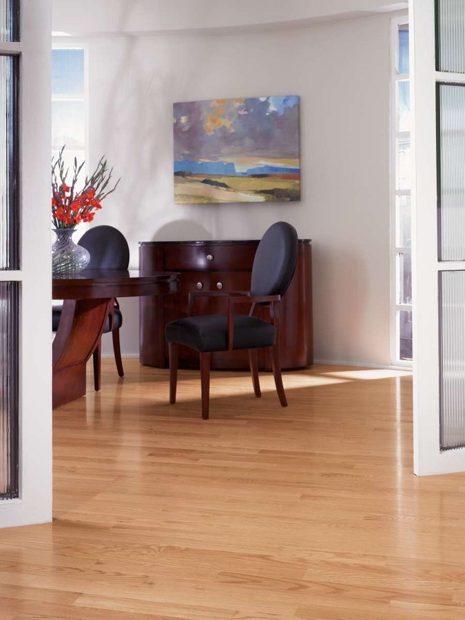 Natural Red Oak (Color Plank Collection) flooring by Somerset, shown in the maker&rsquo;s own photograph