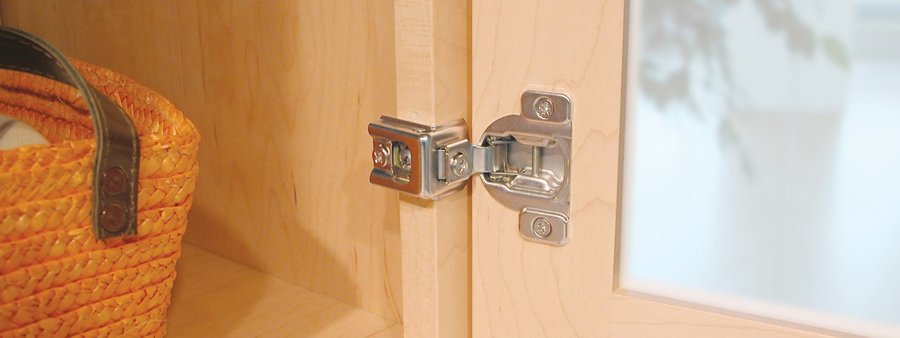 COMPACT, a hinges and slide by Blum, shown in the maker&rsquo;s own photograph