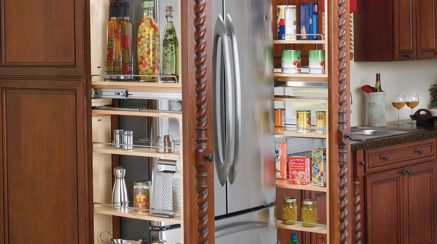 Wood Tall Filler Pullout, a organizers and pull-out by Rev-A-Shelf, shown in the maker&rsquo;s own photograph
