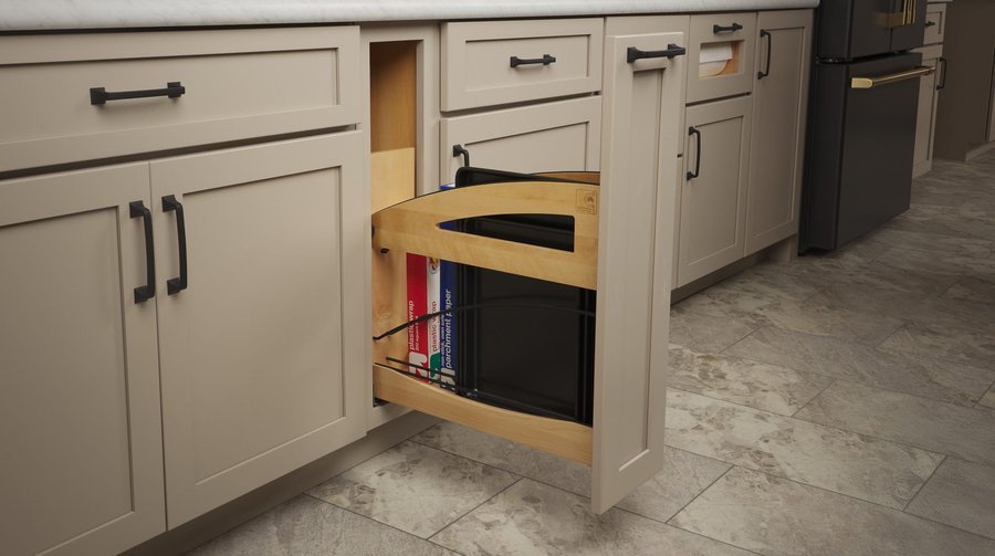 Craftsman Tray Divider/Foil Holder Pullout, a organizers and pull-out by Rev-A-Shelf, shown in the maker&rsquo;s own photograph