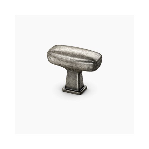 Radiant Knob cabinet knob from Waypoint, shown on white. Available in Nickel, Bronze, Gold, Black.