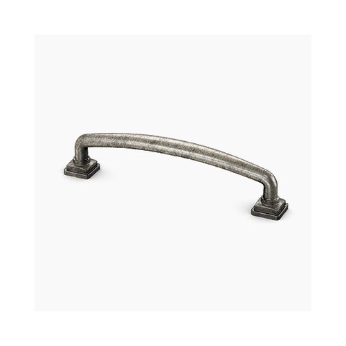 Radiant Pull cabinet pull from Waypoint, shown on white. Available in Nickel, Bronze, Gold, Black.