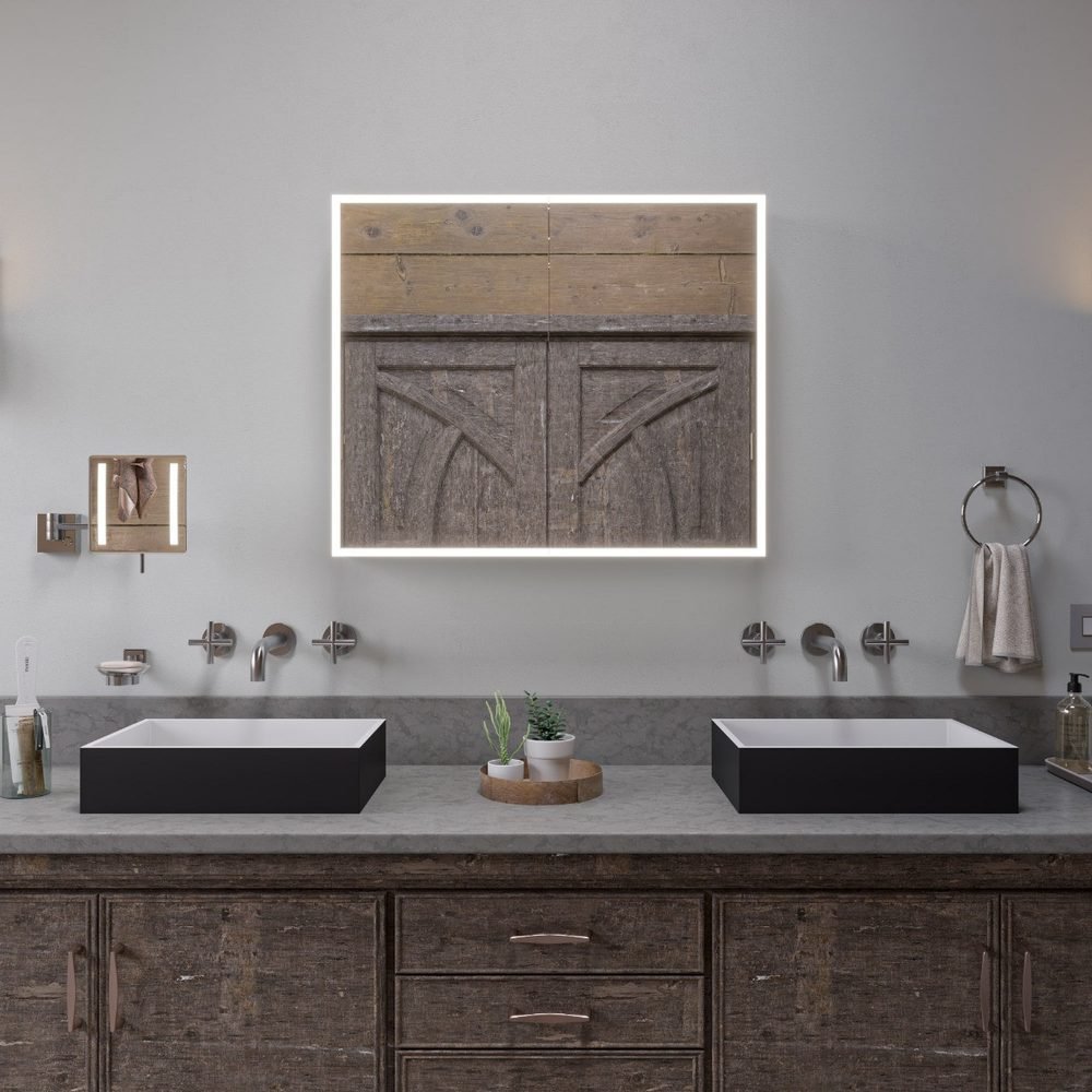 ALFI Brand magnifying/LED medicine cabinet SKU..., a lighted mirrors and medicine cabinets by ALFI Trade