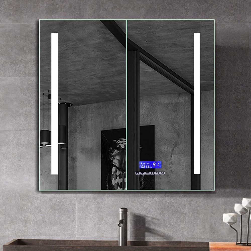 ALFI Brand magnifying/LED medicine cabinet SKU..., a lighted mirrors and medicine cabinets by ALFI Trade