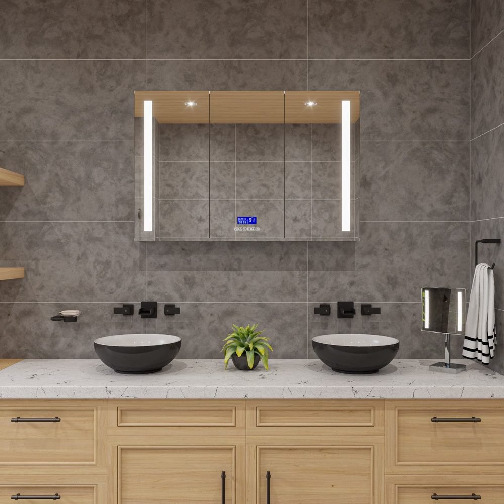 ALFI Brand magnifying/LED medicine cabinet SKU..., a lighted mirrors and medicine cabinets by ALFI Trade