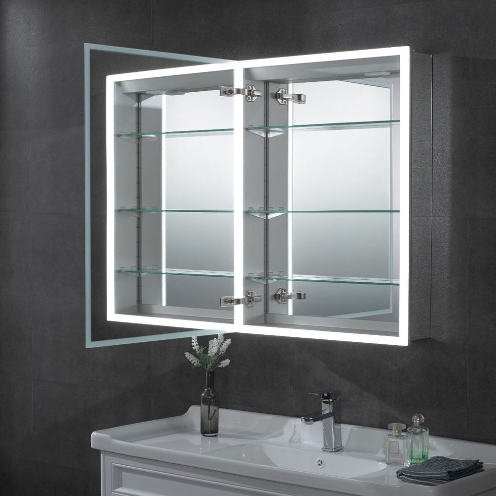 ALFI Brand magnifying/LED medicine cabinet SKU..., a lighted mirrors and medicine cabinets by ALFI Trade