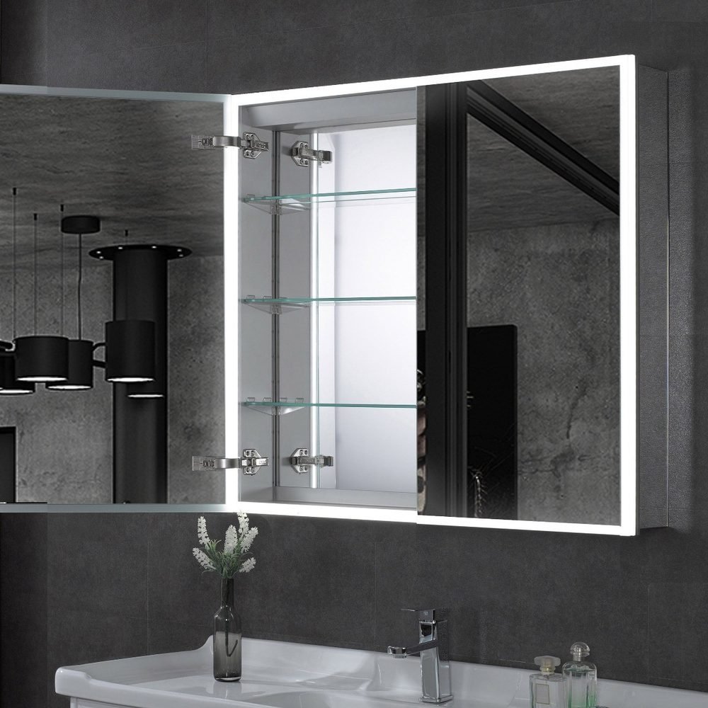 ALFI Brand magnifying/LED medicine cabinet SKU..., a lighted mirrors and medicine cabinets by ALFI Trade