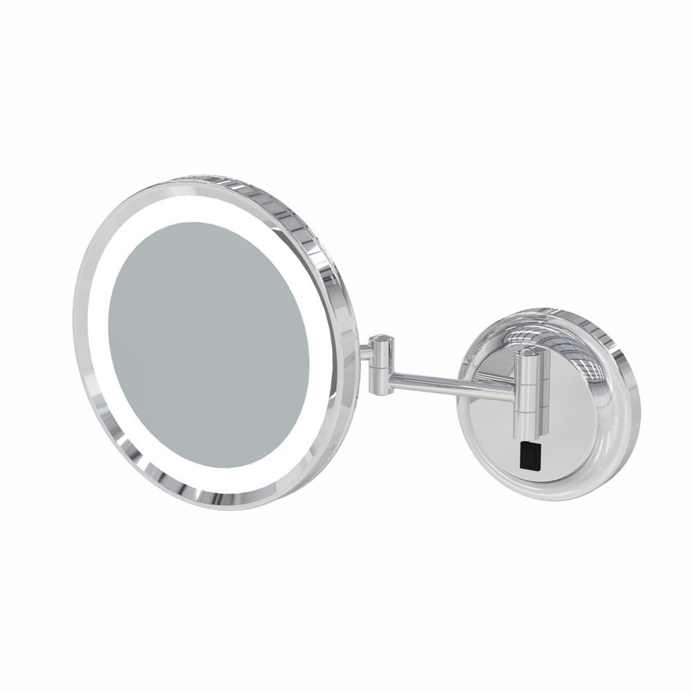 Round Magnified Mirror with Switchable Light Color, a lighted mirrors and medicine cabinets by Aptations