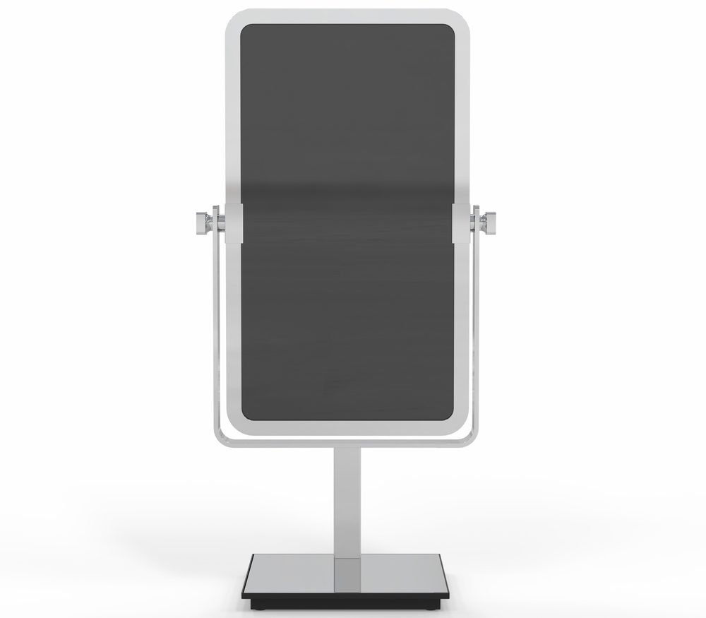 Rectangular Freestanding Magnified Mirror by Aptations