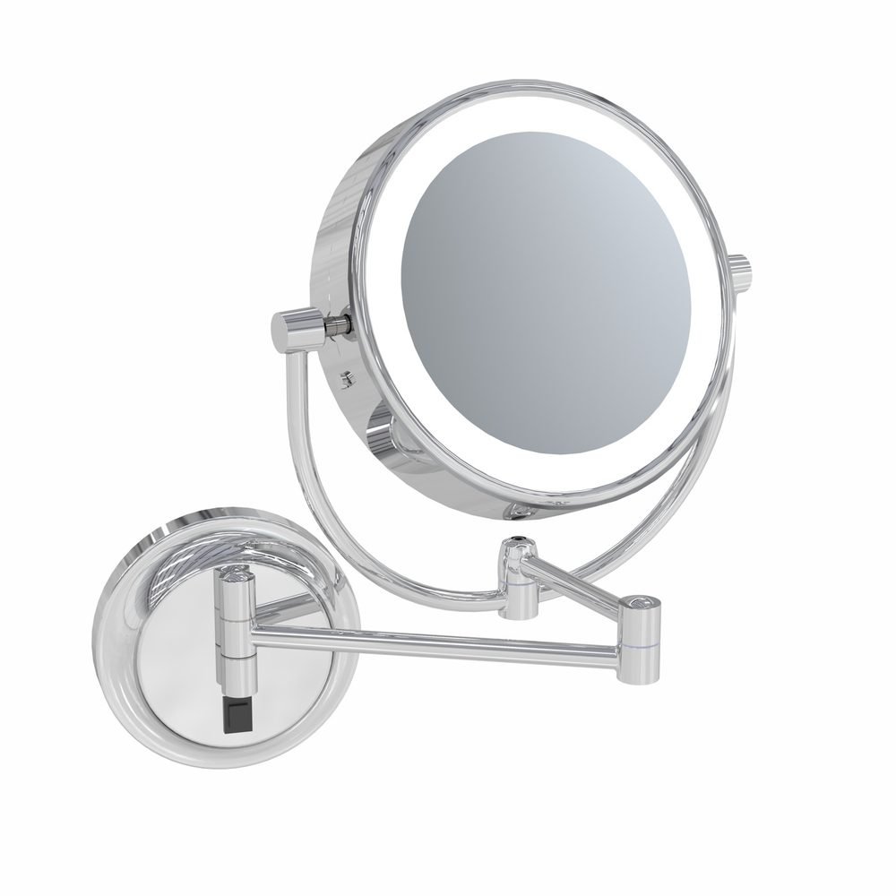 Magnified Makeup Mirror with Switchable Light, a lighted mirrors and medicine cabinets by Aptations
