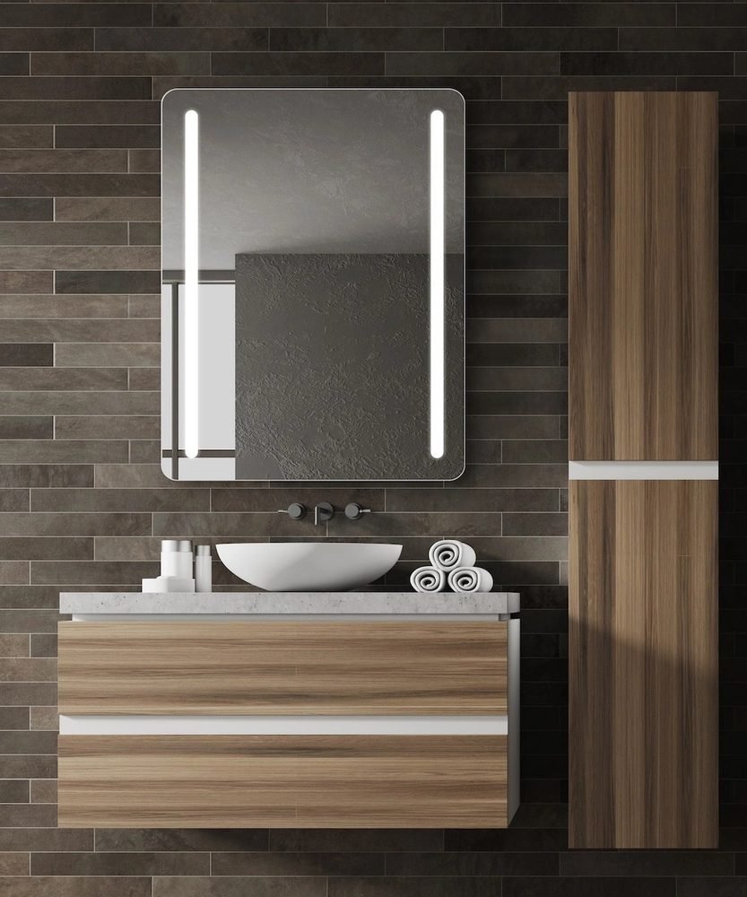 Bela Lighted Mirror, a lighted mirrors and medicine cabinets by Electric Mirror