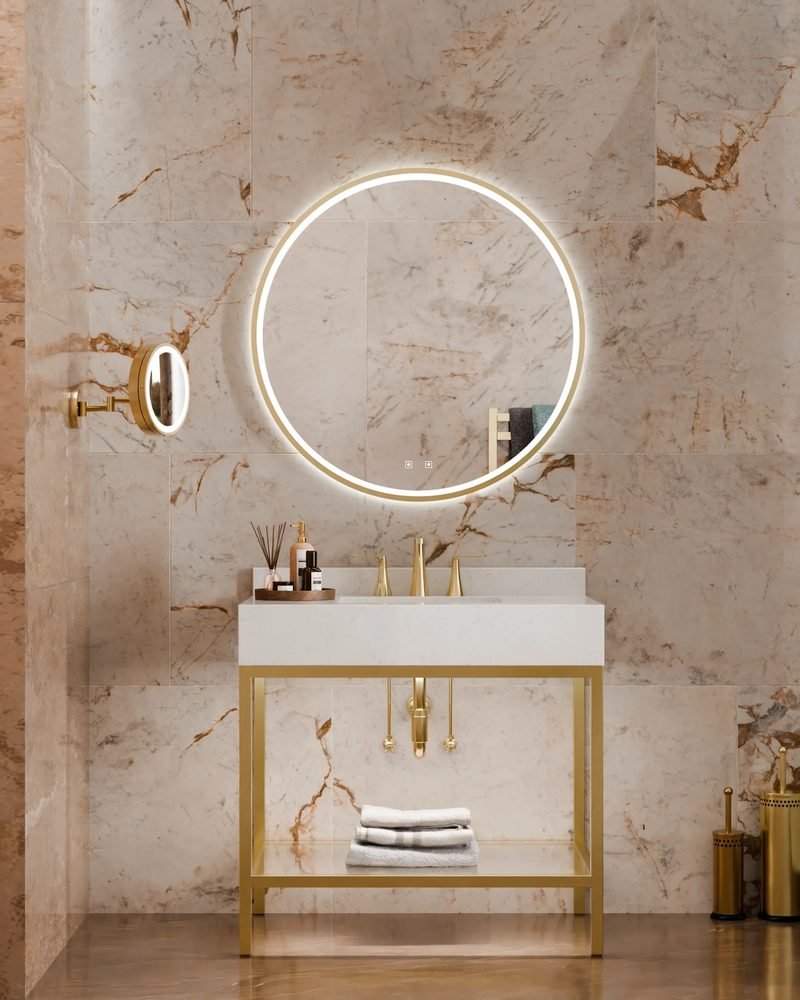 Brilliance Lighted Mirror, a lighted mirrors and medicine cabinets by Electric Mirror