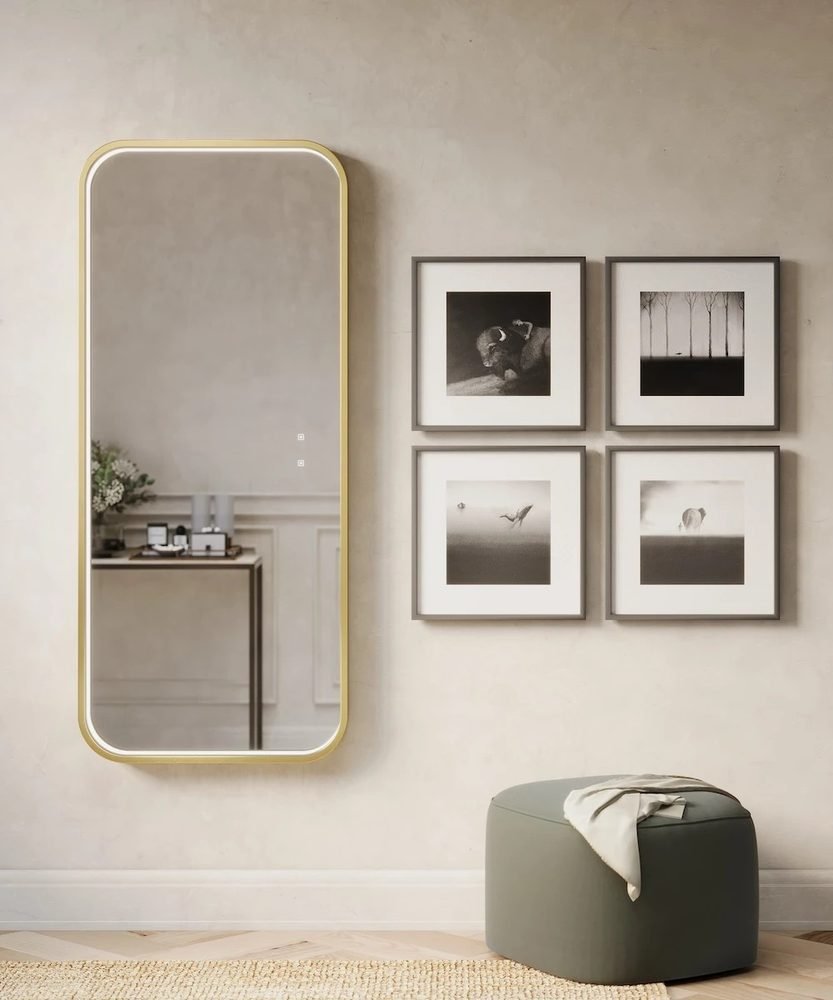 Eminence Lighted Wardrobe Mirror, a lighted mirrors and medicine cabinets by Electric Mirror
