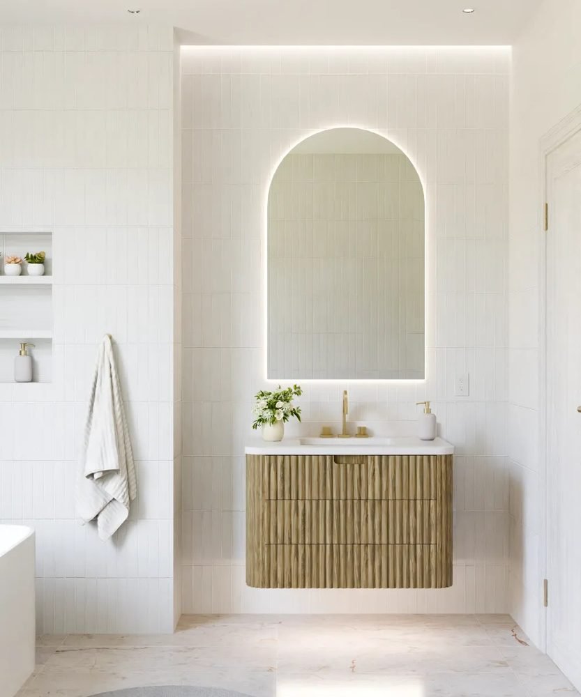 Pinnacle Lighted Mirror, a lighted mirrors and medicine cabinets by Electric Mirror
