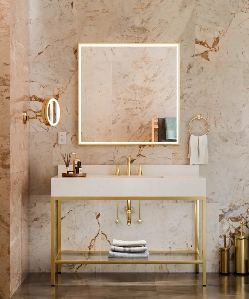Radiance Lighted Mirror, a lighted mirrors and medicine cabinets by Electric Mirror