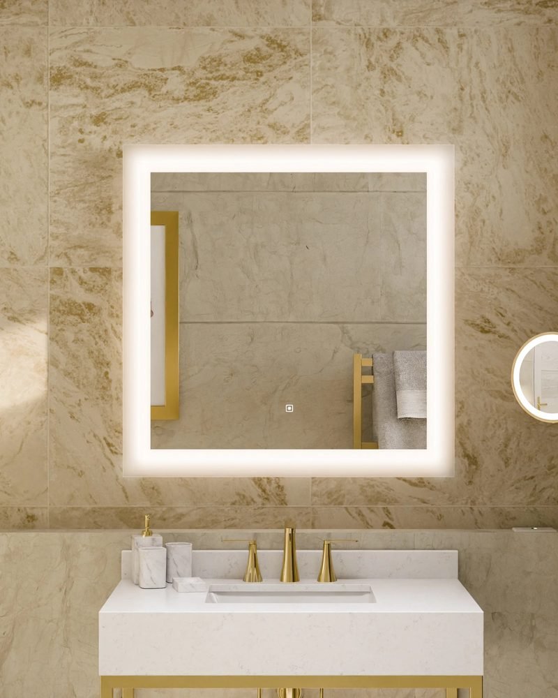 Silhouette Lighted Mirror, a lighted mirrors and medicine cabinets by Electric Mirror