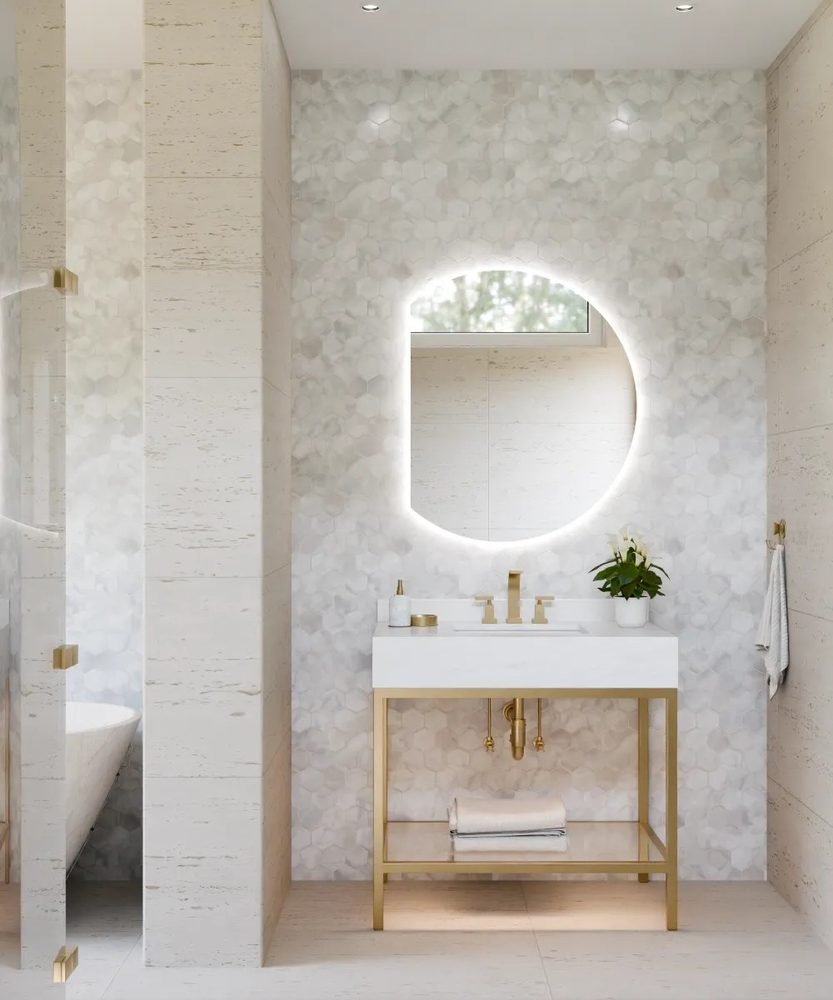 Solis Lighted Mirror, a lighted mirrors and medicine cabinets by Electric Mirror