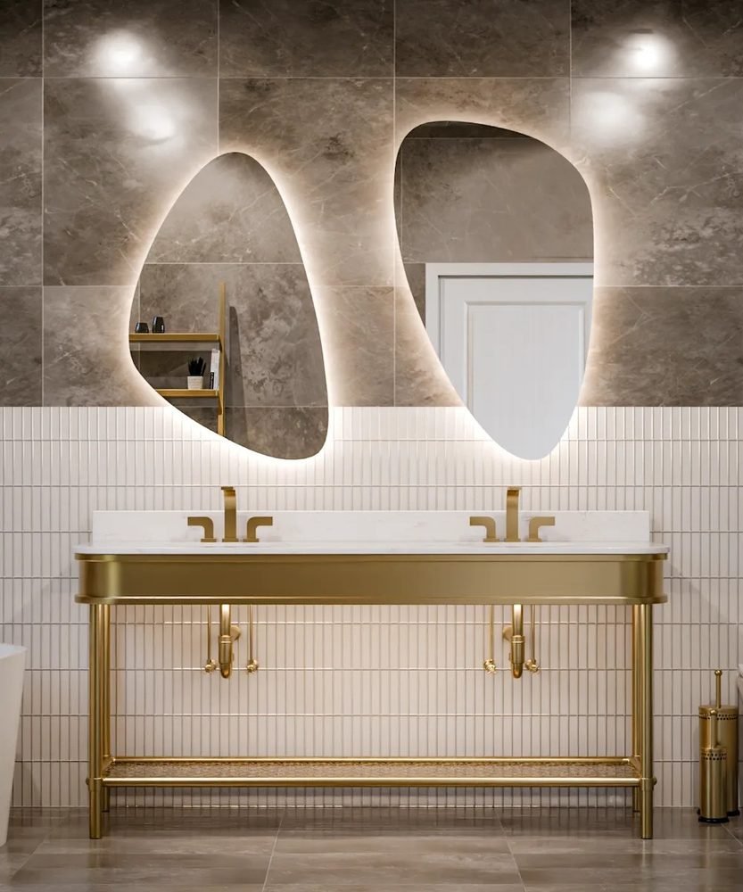 Sorelle Lighted Mirror, a lighted mirrors and medicine cabinets by Electric Mirror