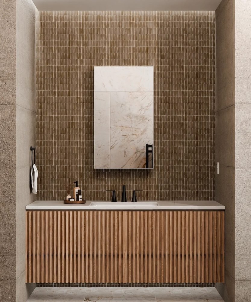 Simplicity LED Mirrored Cabinet, a lighted mirrors and medicine cabinets by Electric Mirror