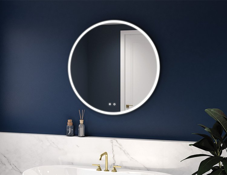 Halo Plus Round, a lighted mirrors and medicine cabinets by Fleurco