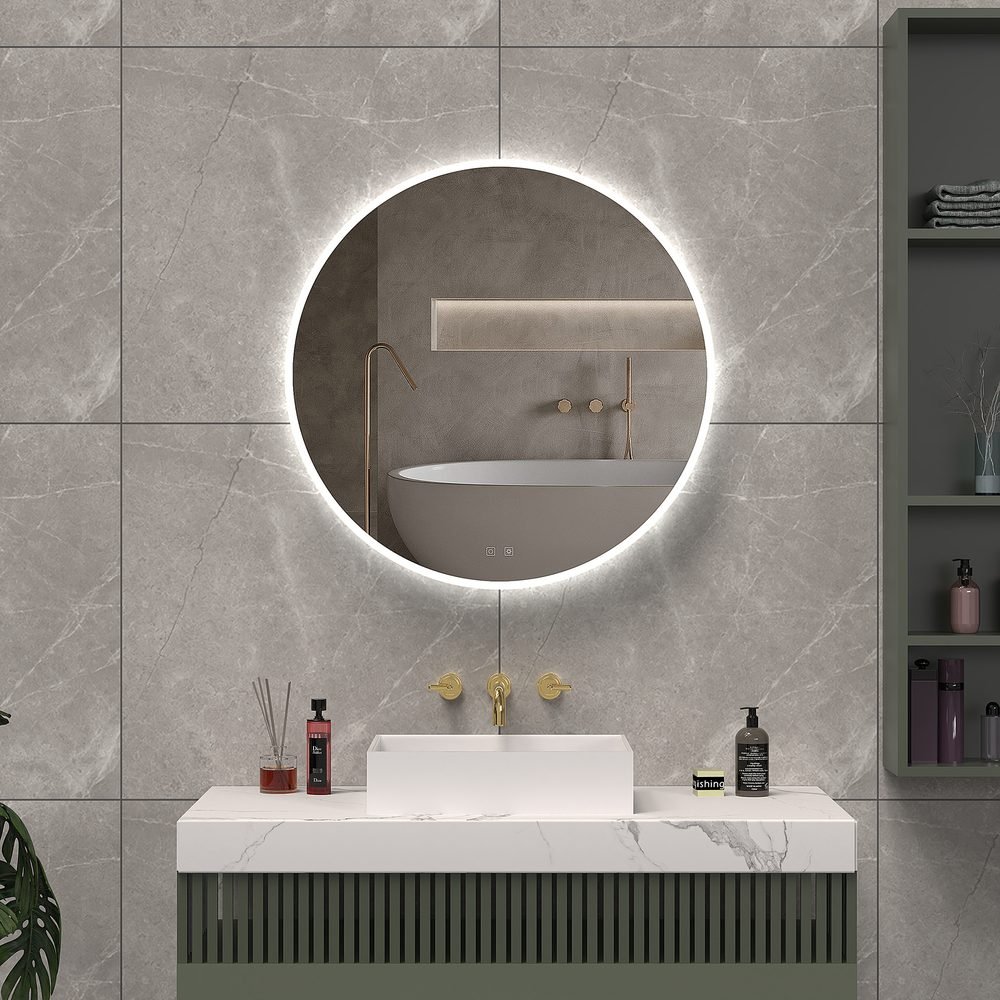 Atlas LED Mirror, a lighted mirrors and medicine cabinets by ICO Bathroom Luxury
