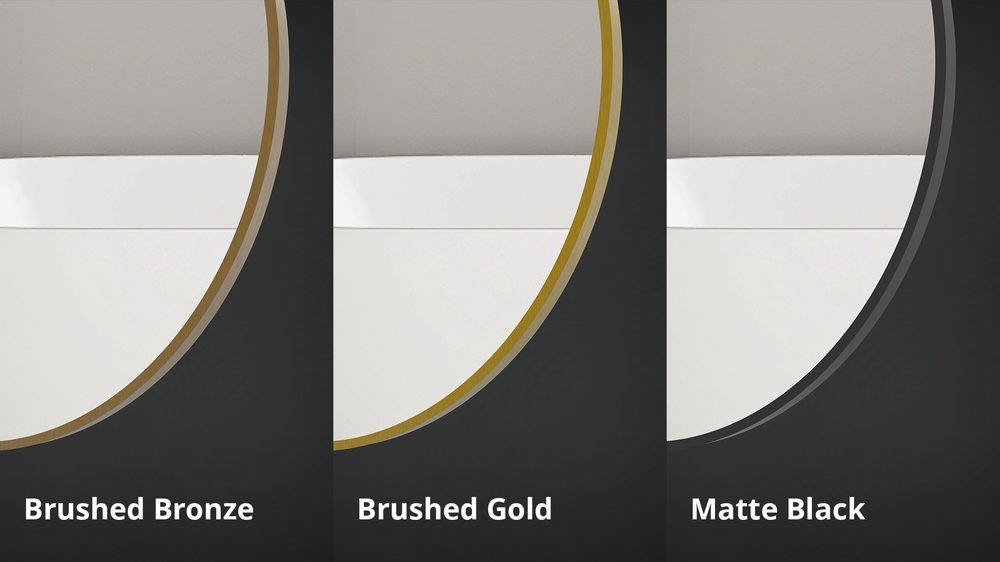 Brio LED Mirror, a lighted mirrors and medicine cabinets by ICO Bathroom Luxury