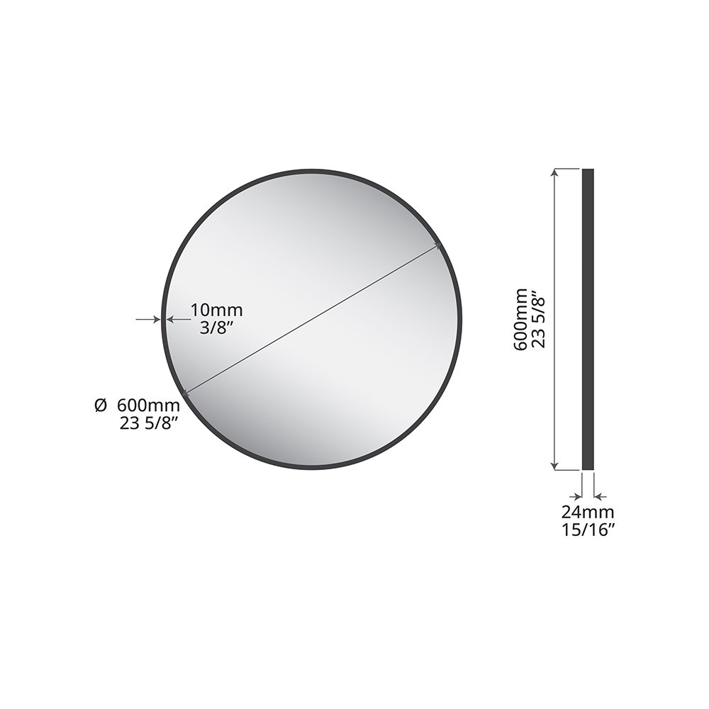 Bennett LED Mirror, a lighted mirrors and medicine cabinets by ICO Bathroom Luxury