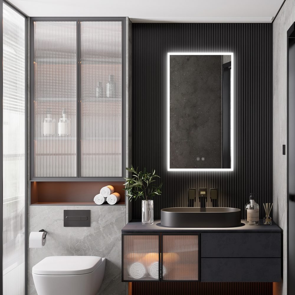 Bennett LED Mirror, a lighted mirrors and medicine cabinets by ICO Bathroom Luxury